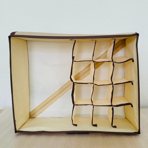 🧳Foldable🧳 Underwear Organizer With Lid, 3 In 1 Drawer Type Fabric Separators - Picture 4 of 8